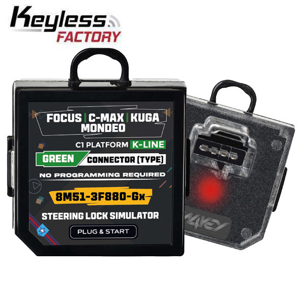Ford Mondeo Focus C-Max Kuga - Steering Lock Emulator - C1 Platform K-LINE - Plug and Play