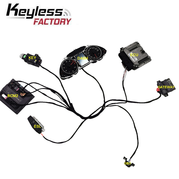 Audi 5th IMMO A4 A5 Q5 Test Platform Cable - UHS Hardware