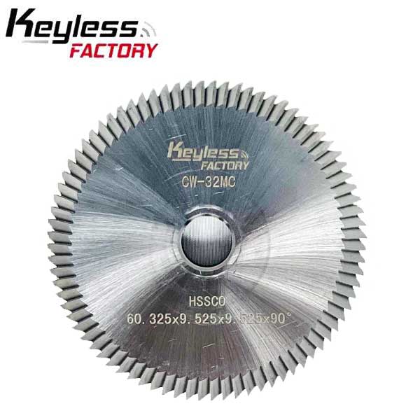 KeylessFactory - CW32MC - ASSA Twin Cylinder Cutter - 90º - for HPC Key Machines - UHS Hardware