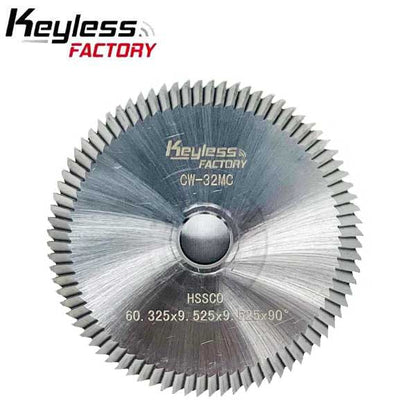 KeylessFactory - CW32MC - ASSA Twin Cylinder Cutter - 90º - for HPC Key Machines - UHS Hardware