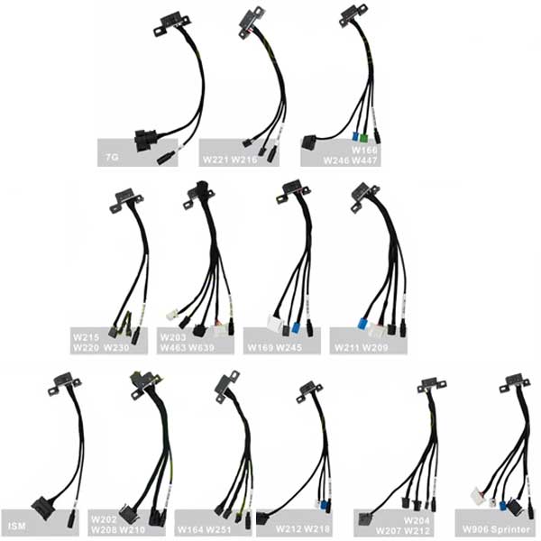 EIS ELV Cluster ISM 7G Test Platform Cable for Mercedes-Benz - UHS Hardware