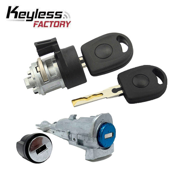 Volkswagen Ignition Lock / Full Set for VW-L04B / Coded (AFTERMARKET) - UHS Hardware