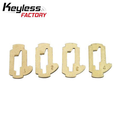 1992 - 2019 Toyota TR47 / TOY43 / 8 Cut / Ignition Lock Wafer Set (AFTERMARKET) - UHS Hardware
