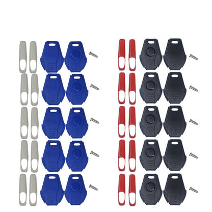 Universal Key Shell for Keydiy & Xhorse Blades - 10 Pack - 5 Red & 5 Blue - (AFTERMARKET) - UHS Hardware