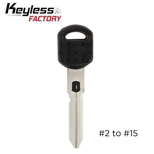 GM Double-Sided VATS Keys (2-15 VATS) (KeylessFactory) - UHS Hardware