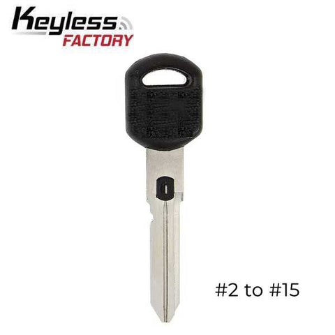 Single Sided VATS Ignition Key #10 Blank Uncut V.A.T.S B62 Single Sided VATS Ignition Key #10 Blank Uncut V.A.T.S B62