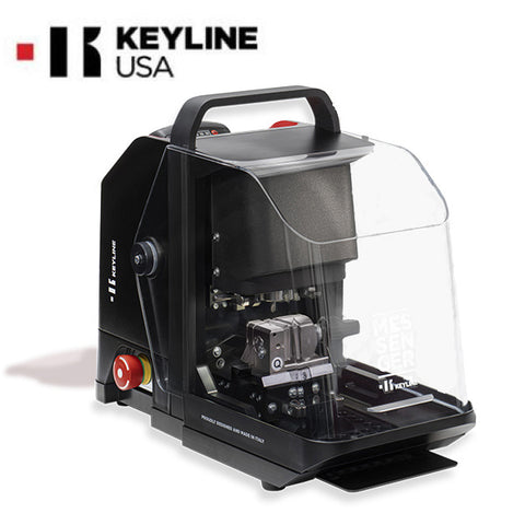 Keyline - Messenger - Key Cutting Machine - Battery Capable - For Edge Cut - Laser - Dimple Keys