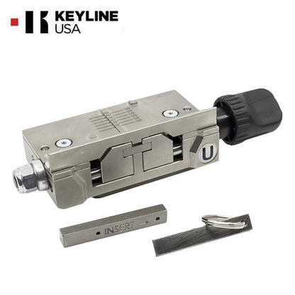 Keyline - OPZ11114B -  "U" - Laser and Double-Sided Edge Cut Keys - Clamp / Jaw - for Gymkana 994 - UHS Hardware