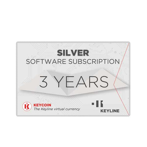 Keyline - Silver Software Subscription - 3 Year of Updates for Keyline Electronic Key Cutting Machines - UHS Hardware