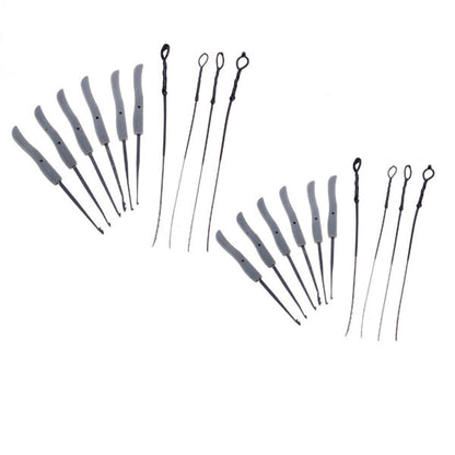 2 x KLOM - 10 Piece Broken Key Extractor (2 for 1) - UHS Hardware