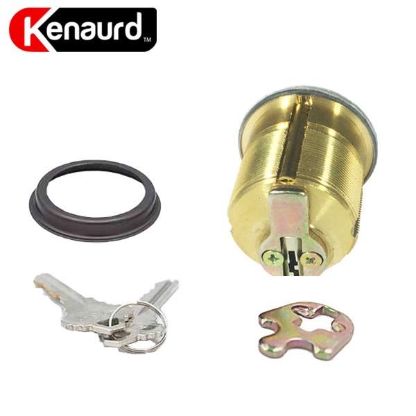 Premium Mortise Cylinder - 1-1/8" - 10B - Oil Rubbed Bronze / Black - (SC1 / KW1) - UHS Hardware