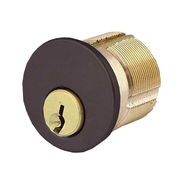 Premium Mortise Cylinder - 1-1/2" - 10B - Oil Rubbed Bronze / Black  - (SC1 / KW1) - UHS Hardware