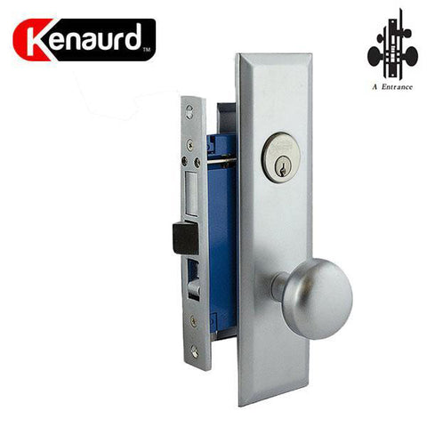 Heavy Duty Mortise Knob Lock - 2-1/2″ Backset - 26D - Satin Chrome - Entrance - RH - UHS Hardware