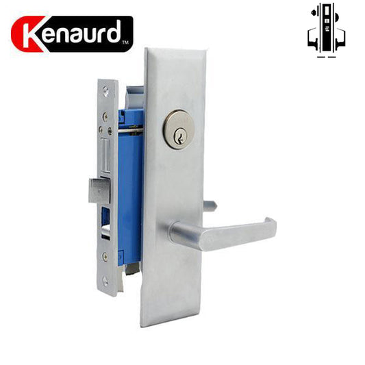 Heavy Duty Mortise Lockset w/ Lever - 2-1/2" Backset - 26D - Satin Chrome - RH - UHS Hardware