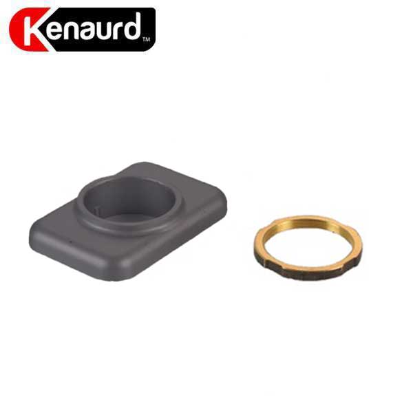 Premium Mortise Cylinder Mounting Pad for Rod Exit Devices - Duranodic Anodized Bronze - UHS Hardware