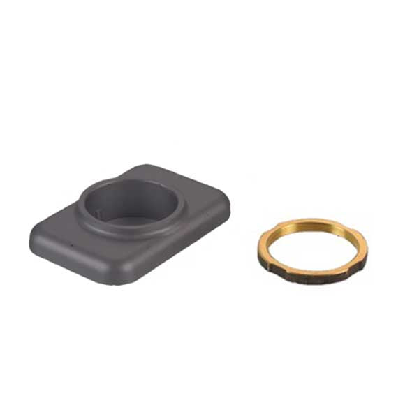 Premium Mortise Cylinder Mounting Pad for Rod Exit Devices - Duranodic Anodized Bronze - UHS Hardware