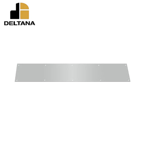Deltana - Kick Plate 6" x 34" - Stainless Steel - Optional Finish