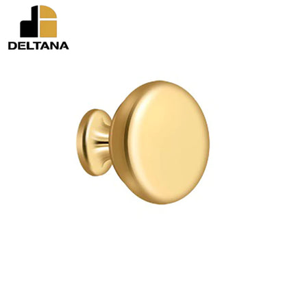 Deltana - Knob Round Solid - Optional Finish