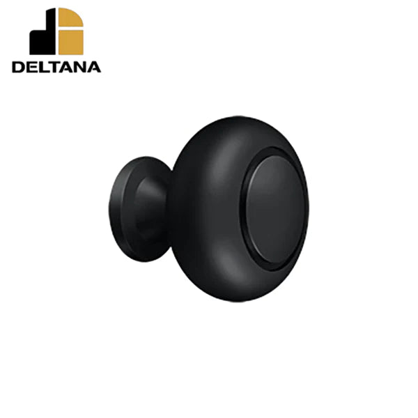 Deltana - Knob Round w/ Groove - Optional Finish