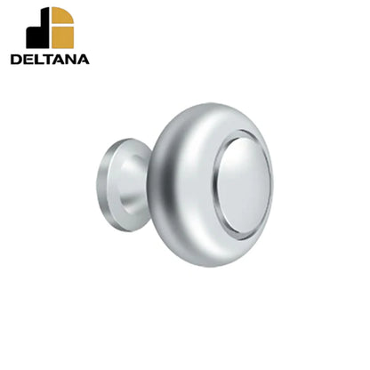 Deltana - Knob Round w/ Groove - Optional Finish