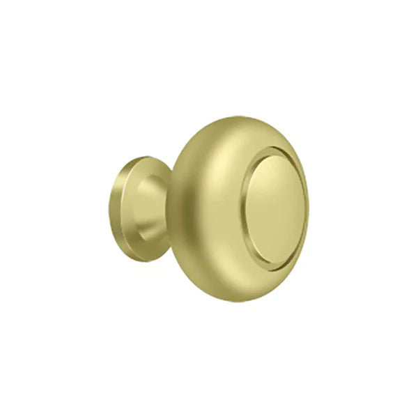 Deltana - Knob Round w/ Groove - Optional Finish