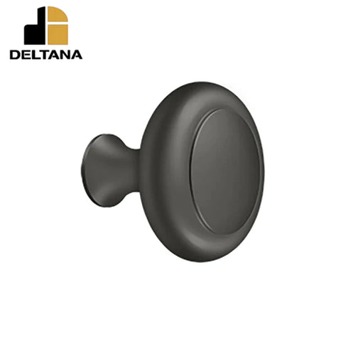 Deltana - Knob Heavy Duty w/ Groove - Optional Finish