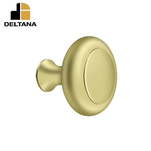 Deltana - Knob Heavy Duty w/ Groove - Optional Finish