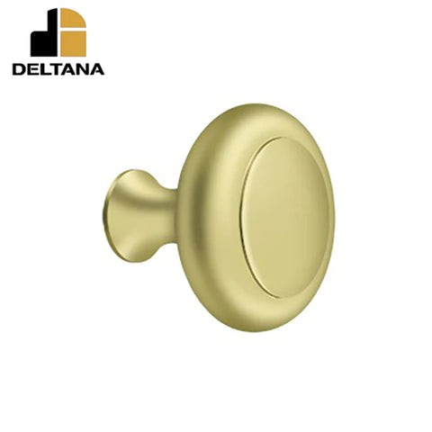 Deltana - Knob Heavy Duty w/ Groove - Optional Finish