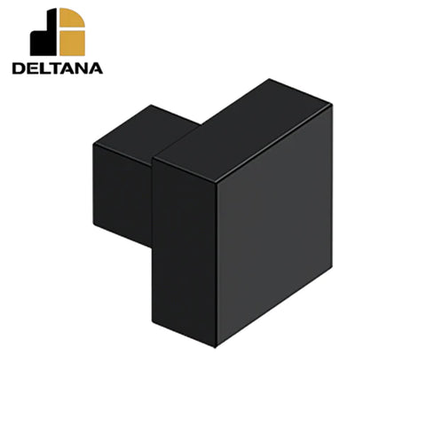 Deltana - Modern Square Knob - 1-1/4" x 1-1/4" - Solid Brass - Optional Finish