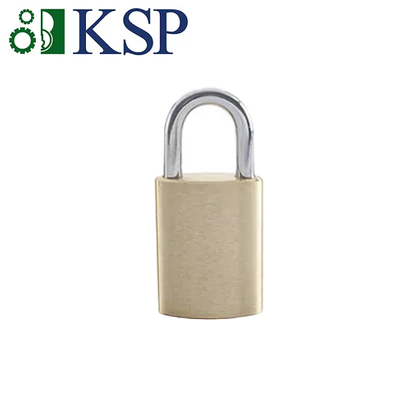 KSP - 800 Series - IC Brass Padlock - 5/16” Shackle Diameter - Optional Shackle Length - Chrome Plated Steel Shackle - UHS Hardware