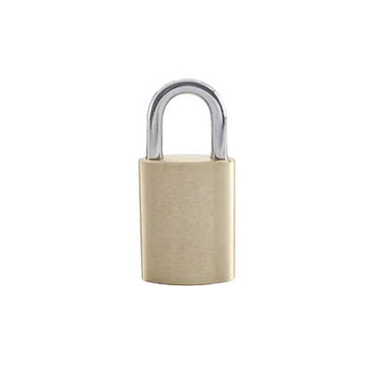 KSP - 800 Series - IC Brass Padlock - 5/16” Shackle Diameter - Optional Shackle Length - Chrome Plated Steel Shackle - UHS Hardware