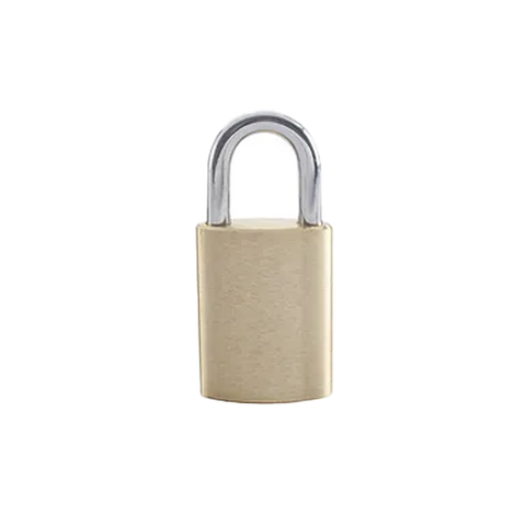 KSP - 800 Series - IC Brass Padlock - 5/16” Shackle Diameter - Optional Shackle Length - Chrome Plated Steel Shackle - UHS Hardware
