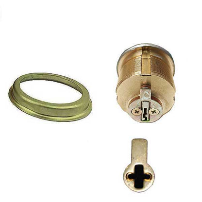 Premium Thumb-Turn Mortise Cylinder - 1" - US3 - Polished Brass - UHS Hardware