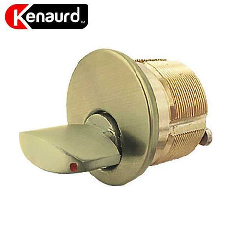 Premium Thumb Turn Mortise Cylinder - 1-1/4"  - US3 - Polished Brass - UHS Hardware