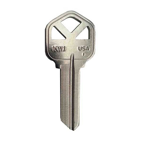 250 Schlage SC1 Key Blanks - Nickel Plated, Made By Ilco For Locksmiths & Key Cutting