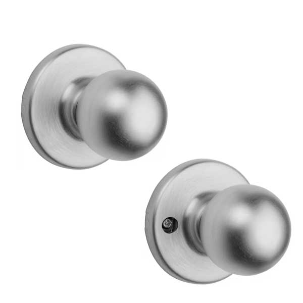 Kwikset - Polo Knob Set - Round Rose - Optional Finish - Optional Function - Grade 3 - UHS Hardware