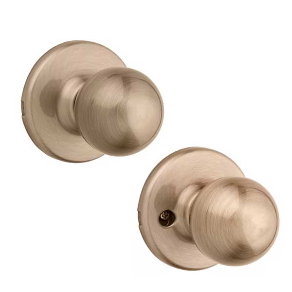 Kwikset - Polo Knob Set - Round Rose - Optional Finish - Optional Function - Grade 3 - UHS Hardware