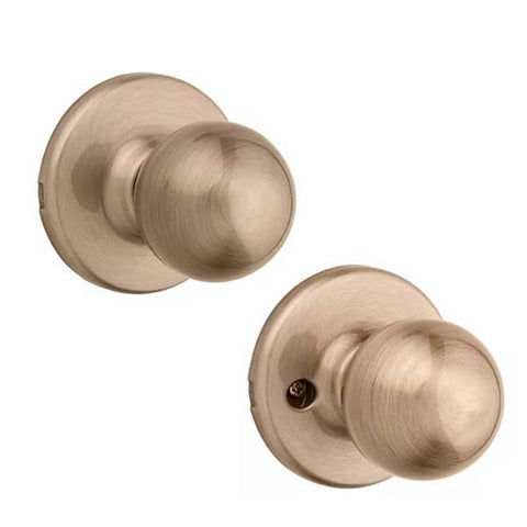 Kwikset - Polo Knob Set - Round Rose - Optional Finish - Optional Function - Grade 3 - UHS Hardware