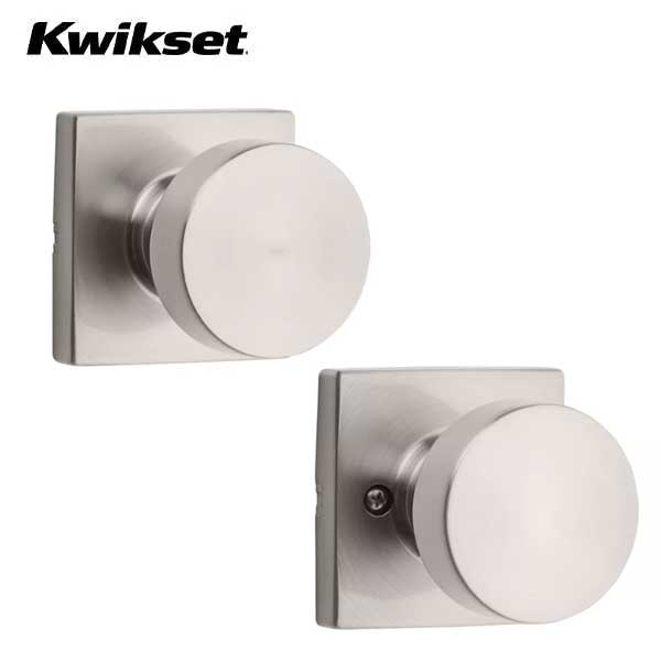 Juego De Pomos Para Puerta Kwikset Pismo - Color Rosa, Ajustable Para Puertas Izquierdas O Derechas
