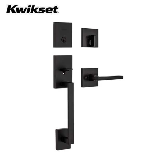Kwikset - 818SCEXHFL - San Clemente Handleset w/ Halifax Lever