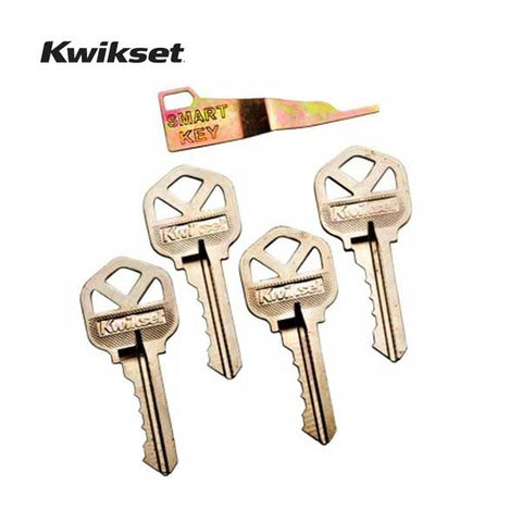 Kwikset - 83335 - SmartKey Rekeying Kit - 4 Cut Keys - Smart Key Locks - UHS Hardware