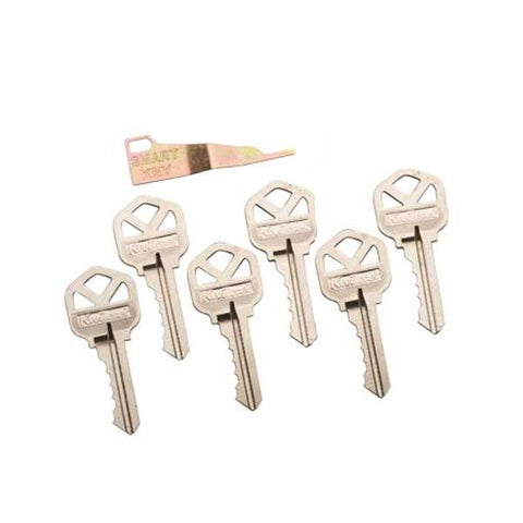Kwikset - 83336 - SmartKey Rekeying Kit - 6 Cut Keys - Smart Key Locks - UHS Hardware