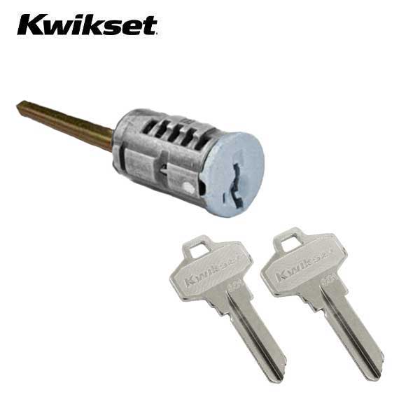 Kwikset - SmartKey SC1 Schlage Cylinder For Single Cylinder & Electronic Deadbolt - Silver Finish - UHS Hardware