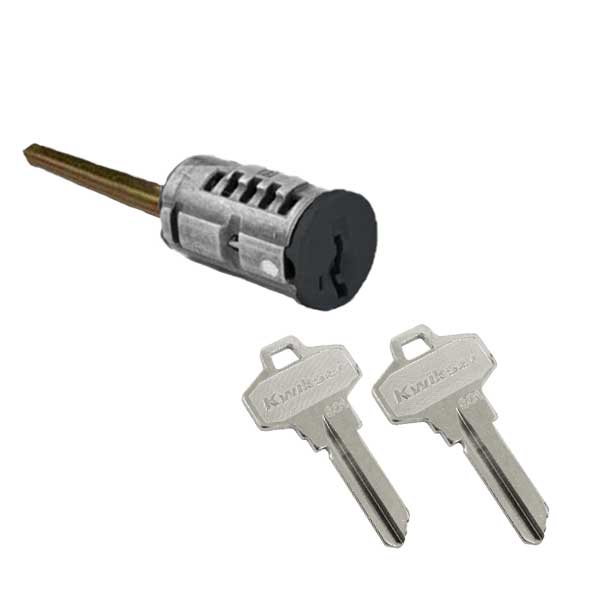 Kwikset - SmartKey SC1 Schlage Cylinder For Single Cylinder & Electronic Deadbolt - Black Finish - UHS Hardware