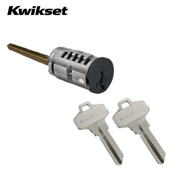 Kwikset - SmartKey SC1 Schlage Cylinder For Single Cylinder & Electronic Deadbolt - Black Finish - UHS Hardware