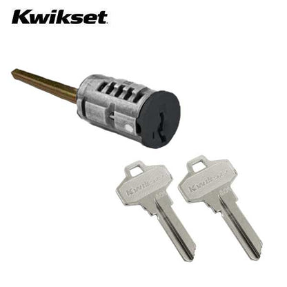 Kwikset - SmartKey SC1 Schlage Cylinder For Single Cylinder & Electronic Deadbolt - Black Finish - UHS Hardware