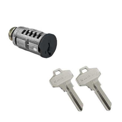 Kwikset - SmartKey SC1 Schlage Cylinder For Square Drive Chassis Levers - Black Finish - UHS Hardware
