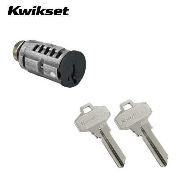 Kwikset - SmartKey SC1 Schlage Cylinder For Square Drive Chassis Levers - Black Finish - UHS Hardware