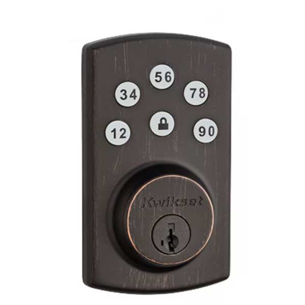 Kwikset - Powerbolt2 -  Electronic Deadbolt - US11P - Venetian Bronze - UHS Hardware