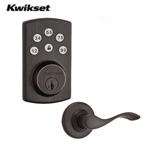 Kwikset - Powerbolt2 Electronic Deadbolt with Balboa Lever - US11P - Venetian Bronze - UHS Hardware